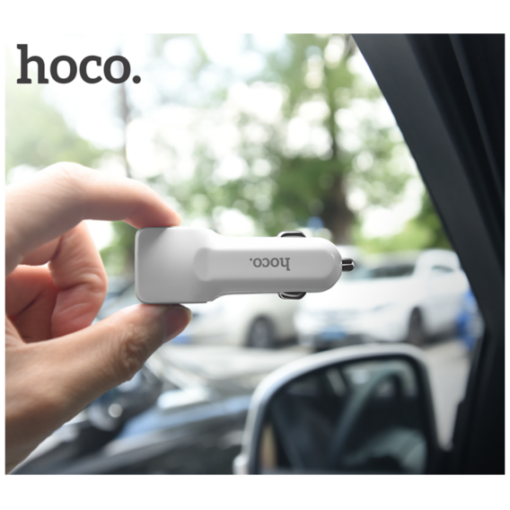 hoco. Auto punjač za smartphone, 2 x USB, 5V / 2.4 A - Z23 Grand Style Dual port - Image 6