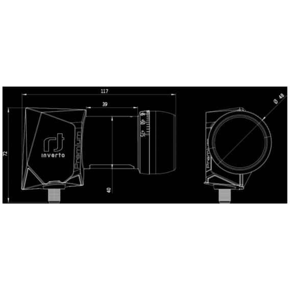 Inverto LNB Single, šum 0,2dB, Premium, DVB-S2 ( HD - UHD ) - IDLP-SNL413-PREMU-OPN - Image 2